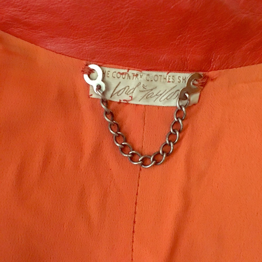 Lord & Taylor Vintage Leather Coat
